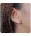 Stud Earring Sweet Bow STS-463